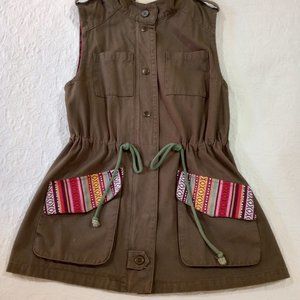 Army Green Vest in size SM